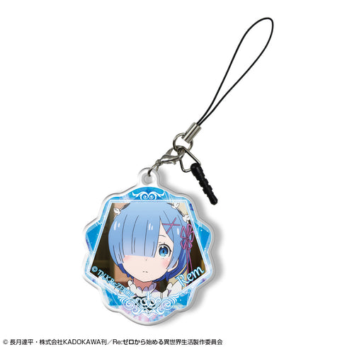 『Re:ゼロから始める異世界生活』アクリルイヤホンジャックアクセサリー デザイン03(レム)